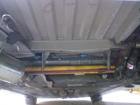 roue de secours + panier supprimés